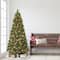 6.5ft. Pre-Lit Wall Half Artificial Christmas Tree, Clear Lights